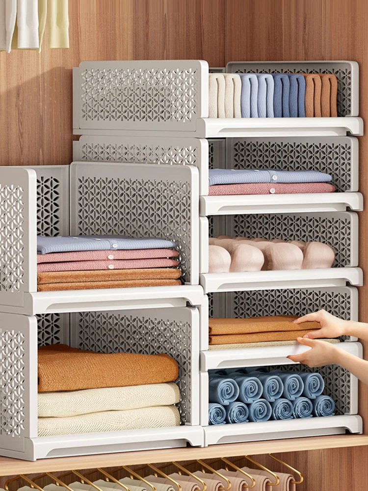 

Wardrobe Locker Storage Cabinet Drawer Storage Box Layered Partition Finishing Rack Dormitory Rack Storage