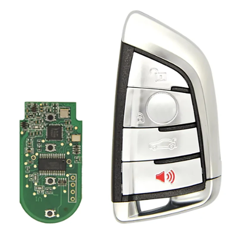 

SilKY Keyless Go Автомобильный брелок для BMW 1 3 5 7 серии X1 X3 X5 X6 X7 F CAS4 CAS4 + 2011-2017 PCF7945 3/4 кнопки 315/434/868 МГц