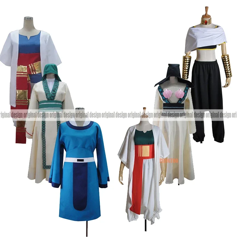 Magi: The Labyrinth of Magic Morgiana Amon Sinbad Clothing Cosplay Costume Customized Accepted
