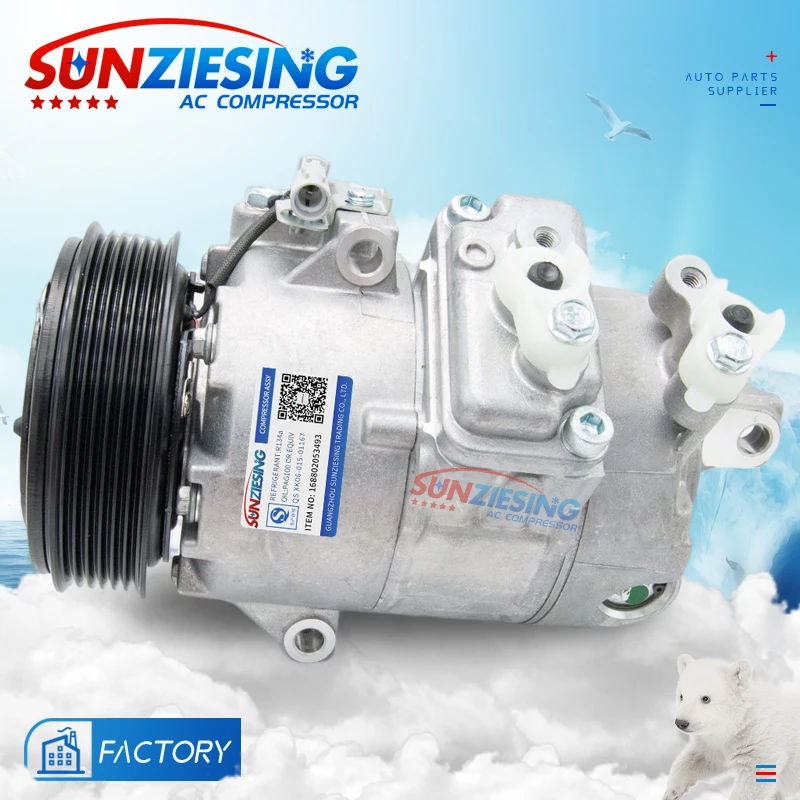 

AC compressor For Suzuki GRAND Vitara Kizashi 2.4L 9520076KA0 95200-76KA0 9520076KA1 95200-76KA1 176KA0 95201-76KA0 A4101140C000