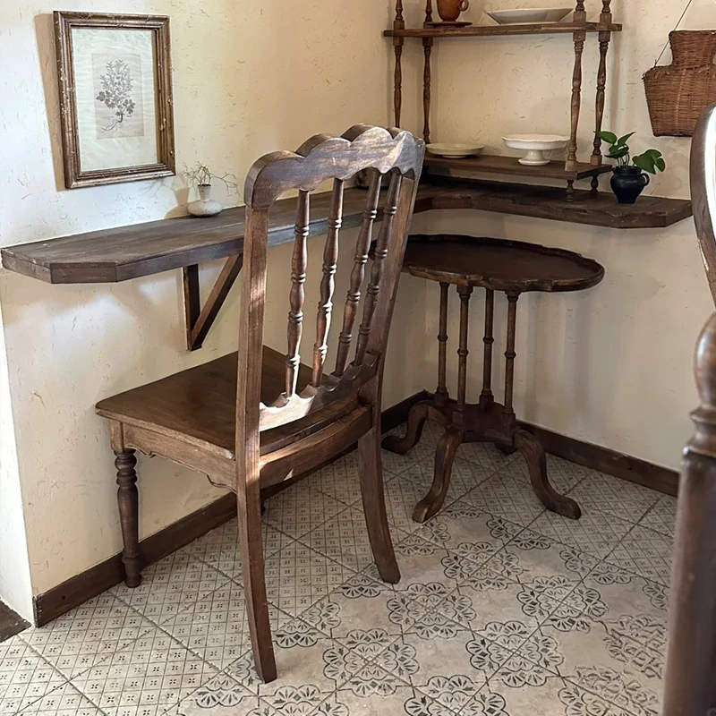 Деревенский винтажный ореховый цвет рандомное винтажное кресло виндзорского