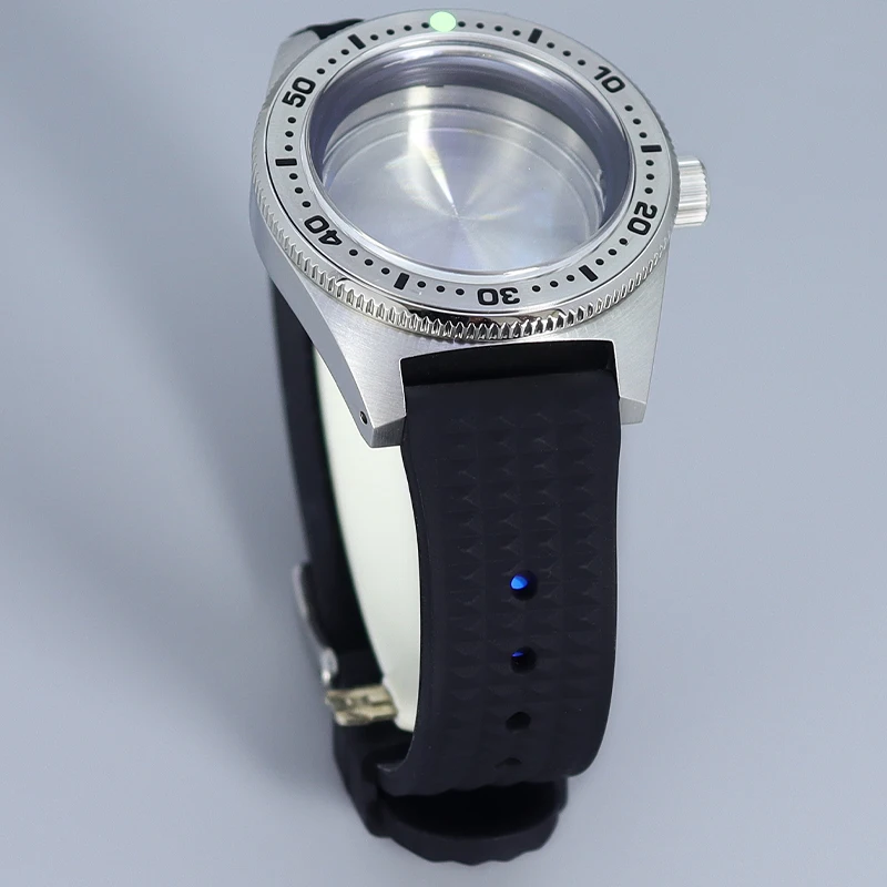 Корпус часов для дайвинга 40 мм резиновый браслет двойной куполообразный