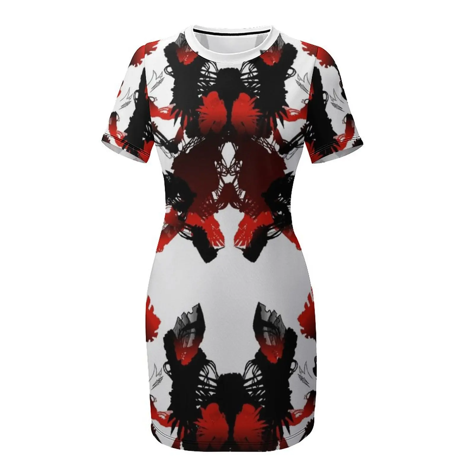 Rorschach Красное платье с короткими рукавами роскошные вечерние платья 2025 года