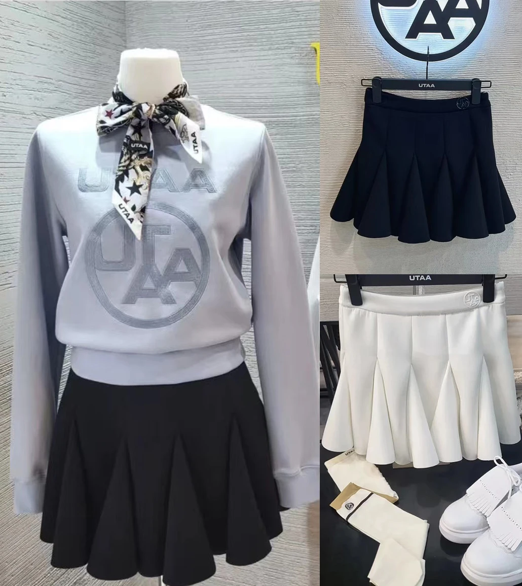 

Осенне-зимние юбки-шорты для гольфа, Женская юбка-пончо, уличная спортивная космическая хлопковая юбка