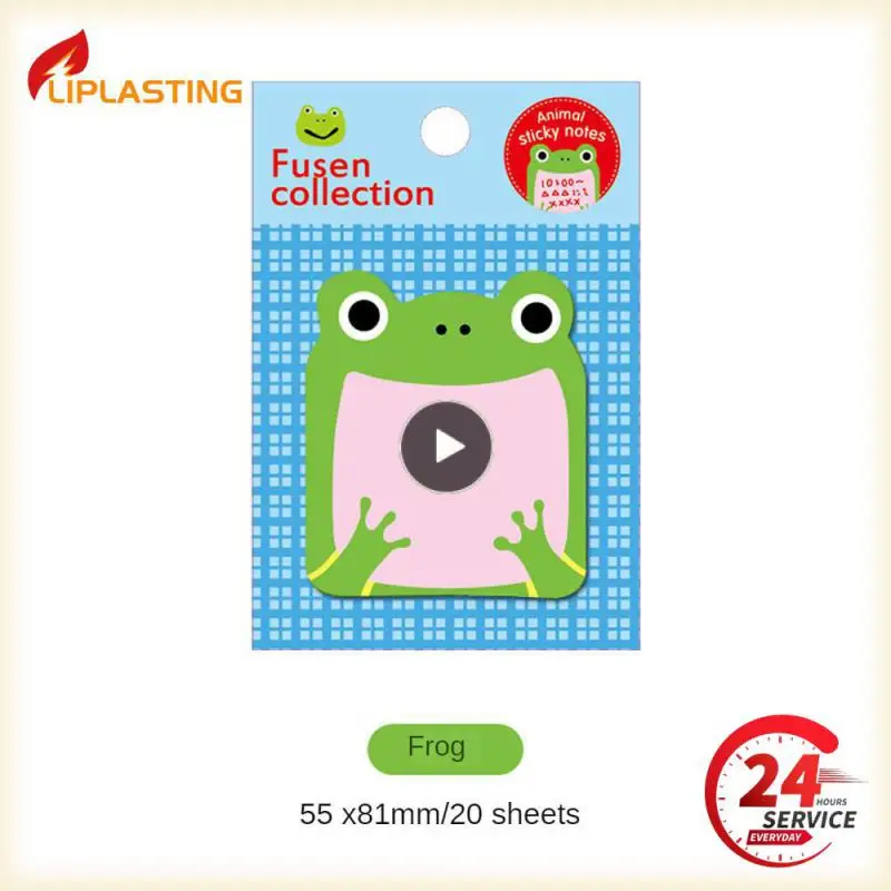 

Environmental Protection Paper Portable Notes High Quality No Degumming Animal Notes New Mini Cartoon Cute