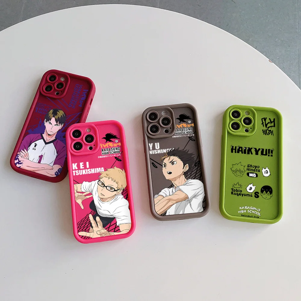 Чехол для телефона с рисунком аниме волейбол Haikyuu Samsung A03 A04 A05S A10S A11 A12 A20S A21S A13 A14 A54