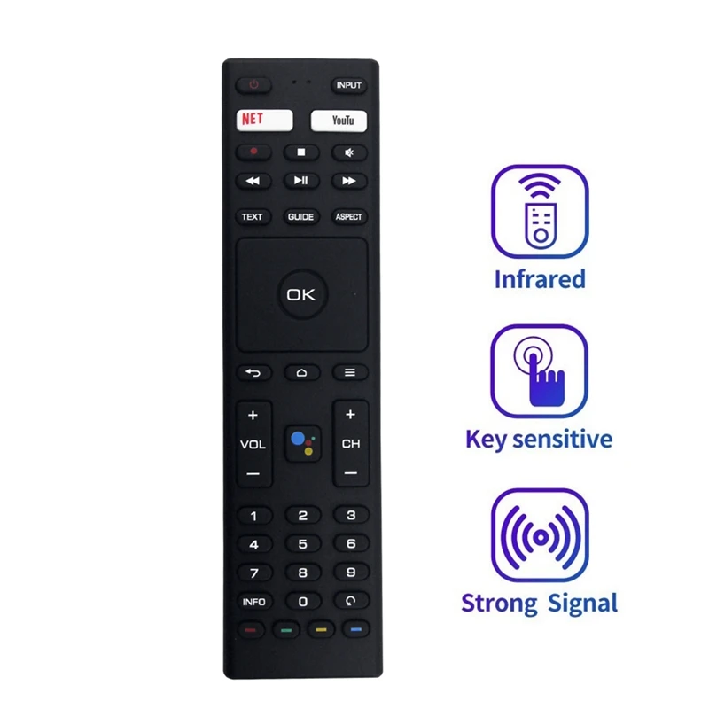 Replace RM-C3416 Remote Control For JVC TV LT65N7115AM LT75N7125A AV-H323115A AV-H587115A AV-H657115A LT-32N3115A