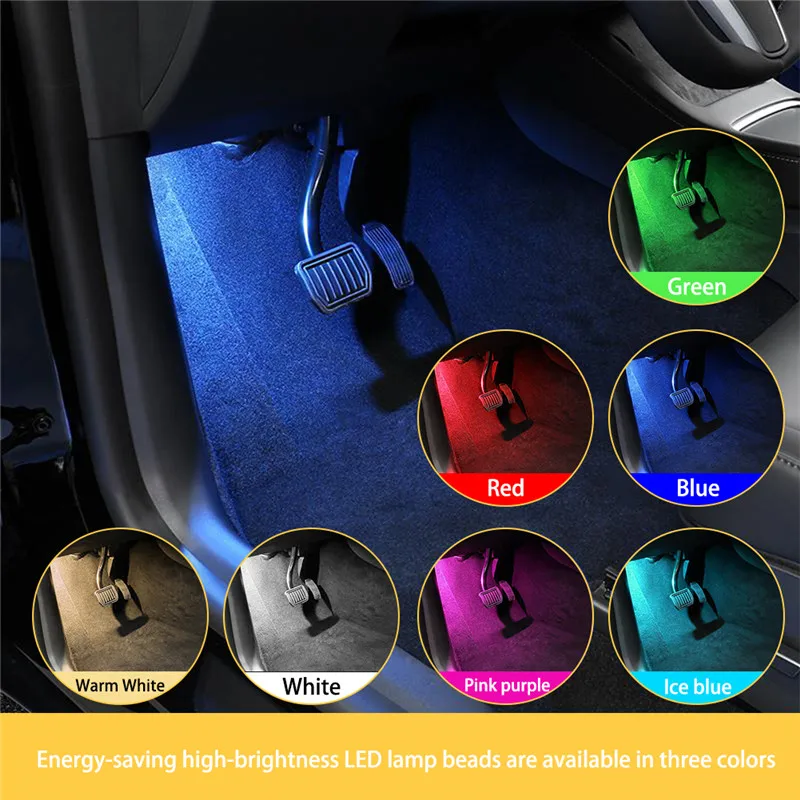 

Car Interior LED Lights Bulbs Kit, Ultra-Bright Easy-Plug with Prying Tool Car Accessories Replacement For Tesla Model 3 S Y X