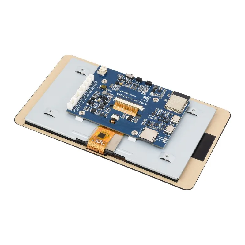 Фото Плата для разработки с 7-дюймовым дисплеем ESP32-S3, тип B, ESP32 с дисплеем, 1024×600, опционально с функцией сенсорного управления, 32-битный процессор LX7 №4