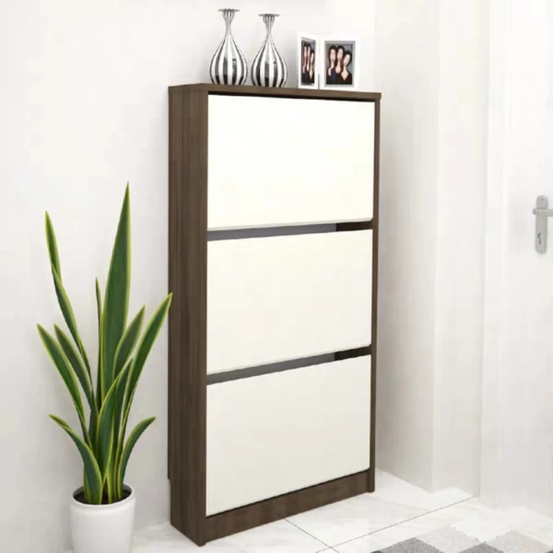 

Hot Selling Home Shoe Racks Living Room Furniture Wooden Shoe Shelf Cabinet with 3 Layer