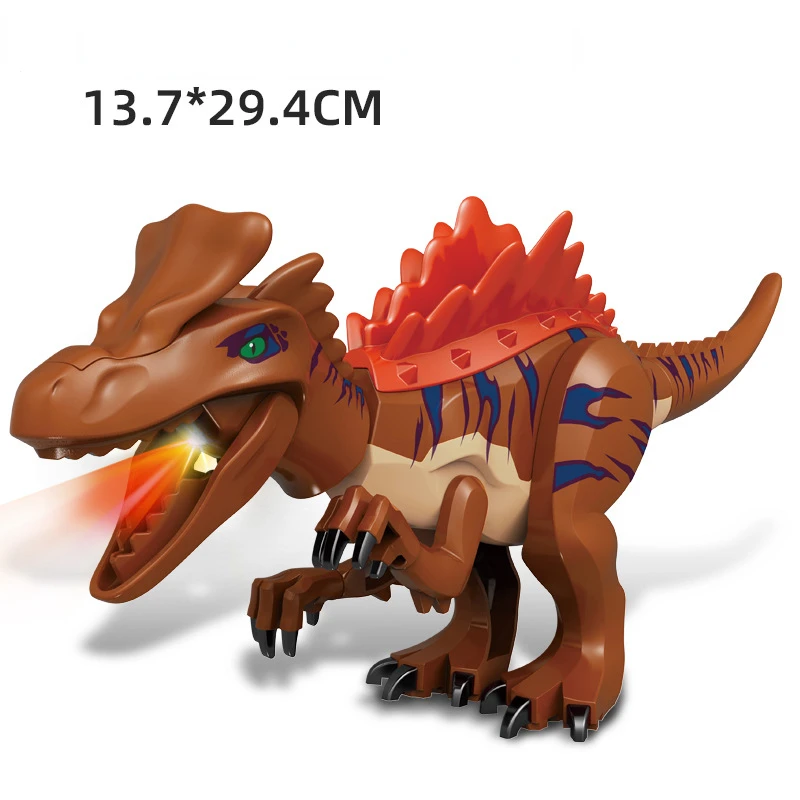 Строительные блоки игрушки Динозавр мир жестокий Раптор T-Rex Triceratops индоминус