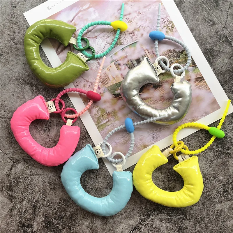

Key Chain Cotton Filling Keycord Metal Keyring Landyard Cute Bag Accessories Pendant Soft Lanyard with Door Credencial Holder