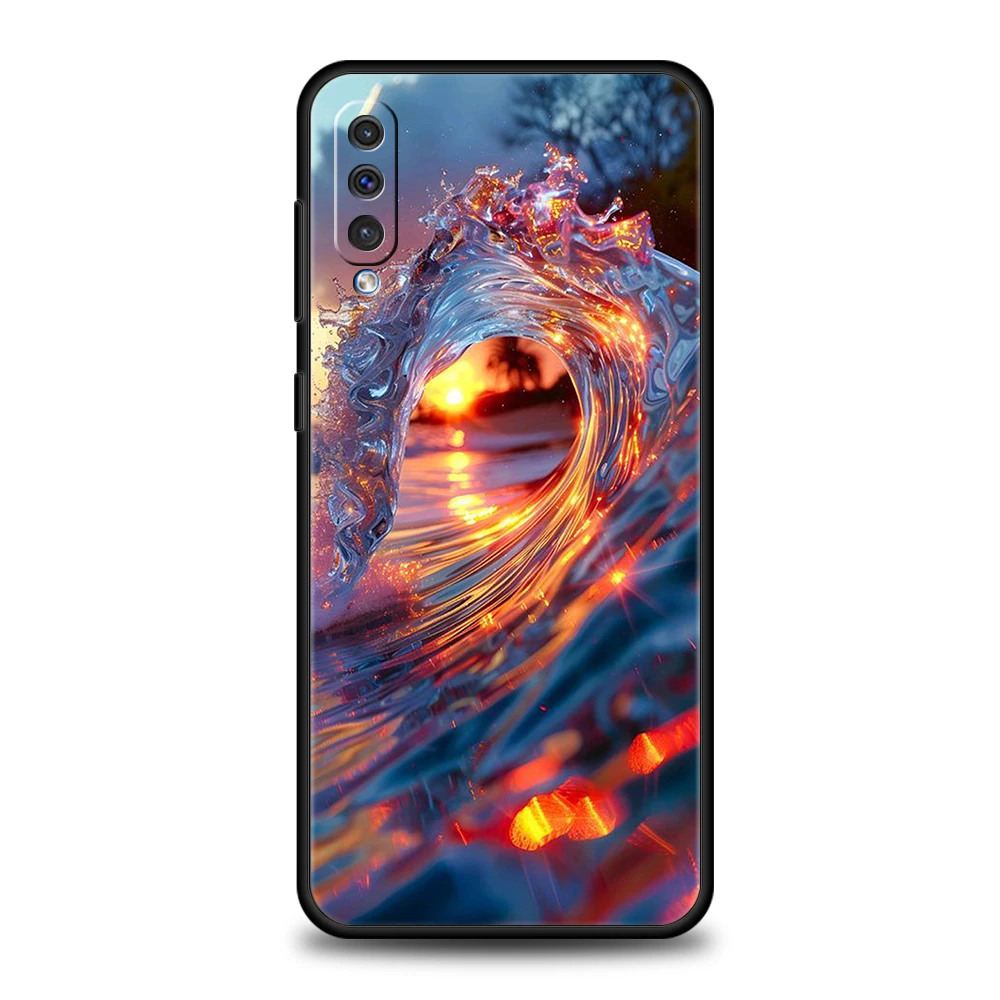 Чехол для телефона Blue Sea Ocean Waves для Samsung A56 A36 A26 A24 A16 A14 A12 A32 A50 A70 A20E A22 A40 A34 A54 A42 A52 5G A06 Cover (art.: 3920cd8edbeeb) - 3920cd8edbeeb