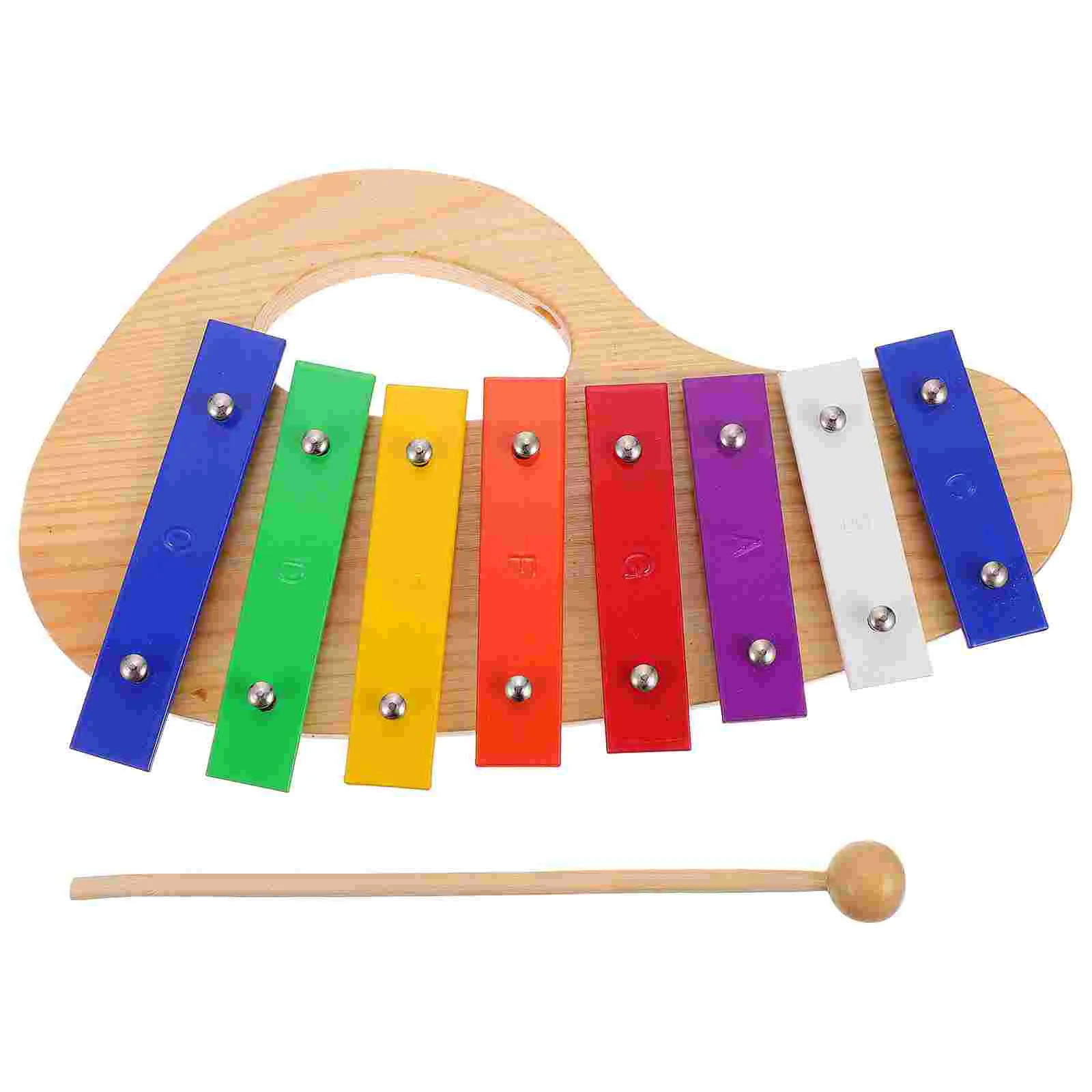 

1Pc Wooden Xylophone Wooden Knocking Piano Early Educational Music Toy Kid Toy
