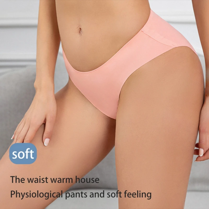 

One-piece Four-layer Seamless Postpartum Panties Physiological Non-marking Breathable Menstrual Briefs