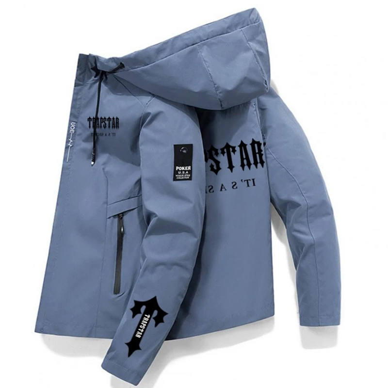 

Куртка-трапеция мужская с капюшоном, дышащая ветровка, для походов, отдыха на открытом воздухе, приключения, Осень-зима