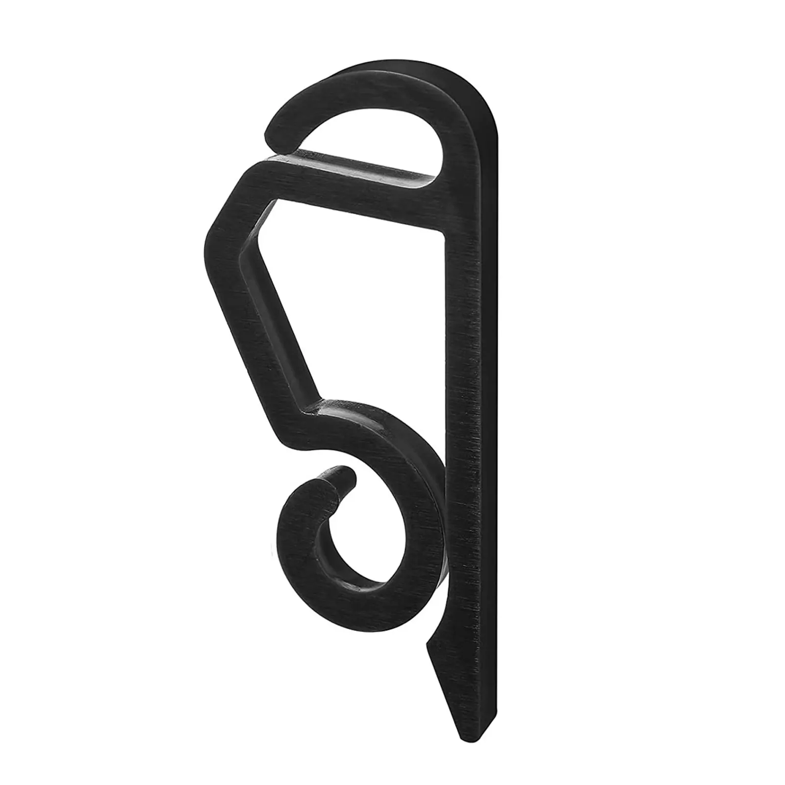 

100pcs Plastic S-shaped Hook Gutter Heavy Duty Clip Hanging Hook For Christmas Wedding Outdoor Securing Lights String Light Hook