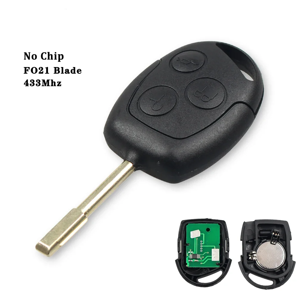

KEYYOU удаленный автомобильный ключ 433 МГц 4D60 чип для FORD Focus Fiesta Mondeo Fusion Transit KA 2001 2002 2004 2005 2006 2007 2008