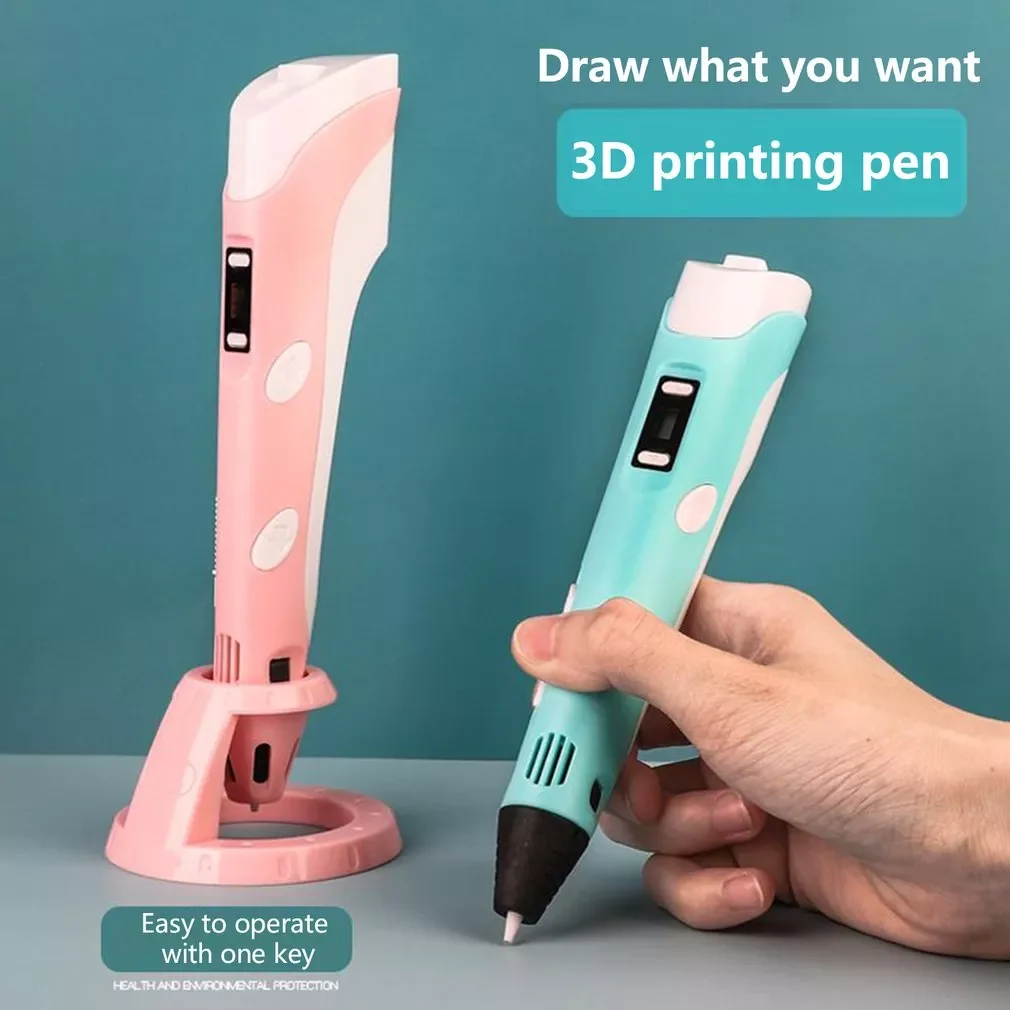 

3D Printing Pen 3D Pen OLED Display Art Craft Print PLA/ABS Filaments 3D Drawing Printer For Kids/Adults Creative Design Drawing