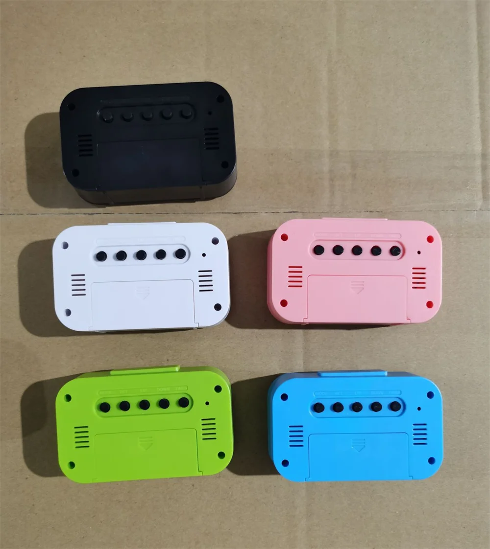 Электронный цифровой мини-будильник с ЖК-дисплеем и подсветкой