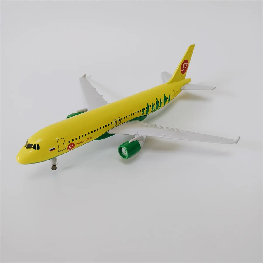 Модель самолета с колесами 19 см из металлического сплава для российских и