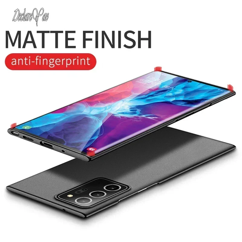 Чехол для Samsung Note20 чехлы телефонов decareyao оригинальный тонкий матовый чехол Galaxy Note