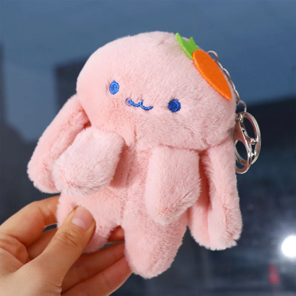 

10 см Милая мультяшная плюшевая Румяна медведь сумка подвеска брелок мягкие кавайные мягкие очки медведи искусственные подарки на день рождения