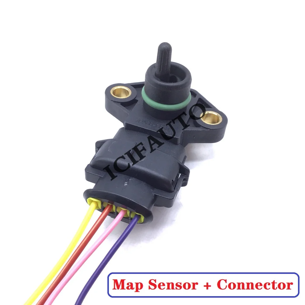 

39200-42030 Map Sensor & Connector For Hyundai Genesis H-1 H100 Matrix Porter Terracan Kia Cerato K2500 Pregio 39200-27400