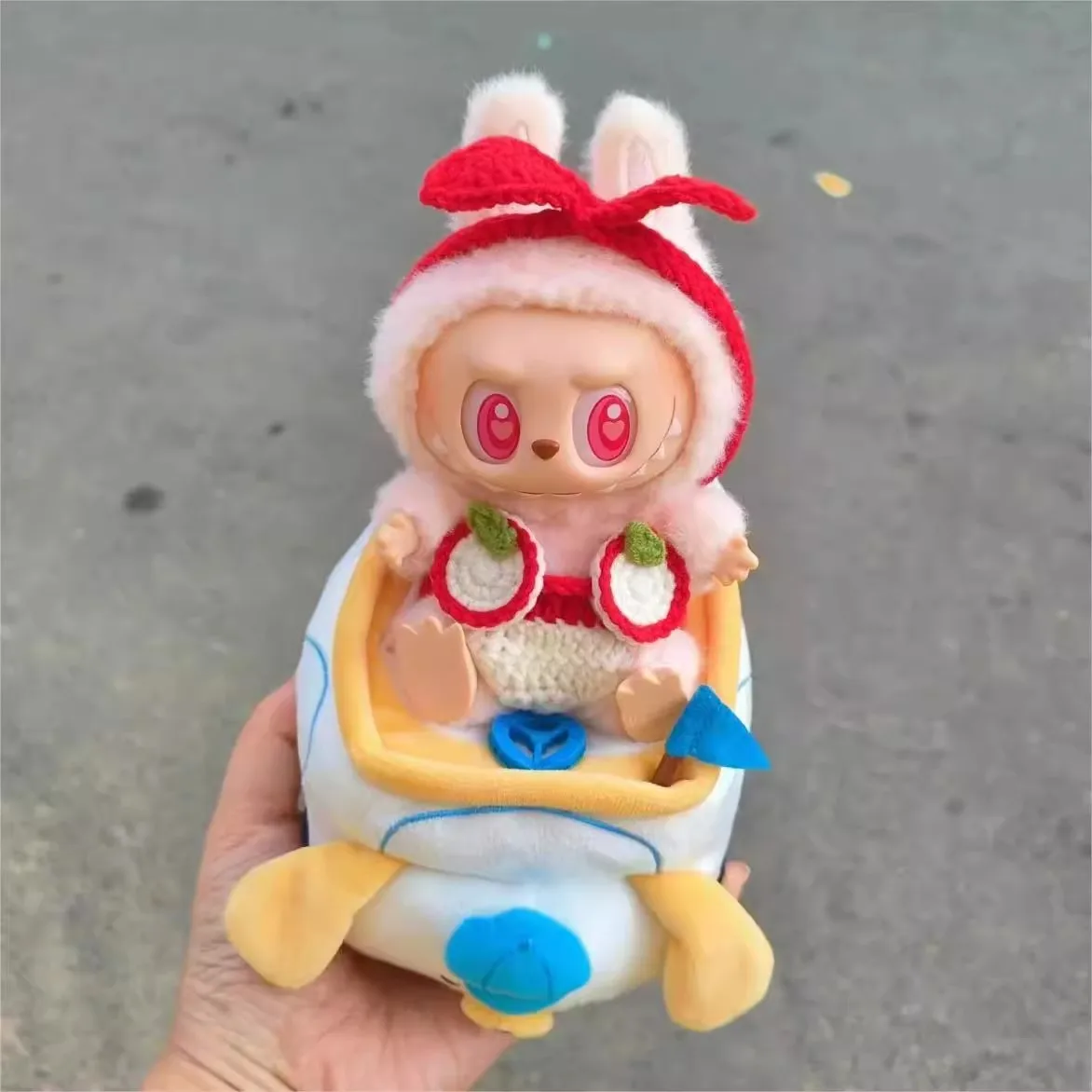 Коллекция фруктов Labubu 2 17 см бикини одежда ручной работы милая кукольная женская