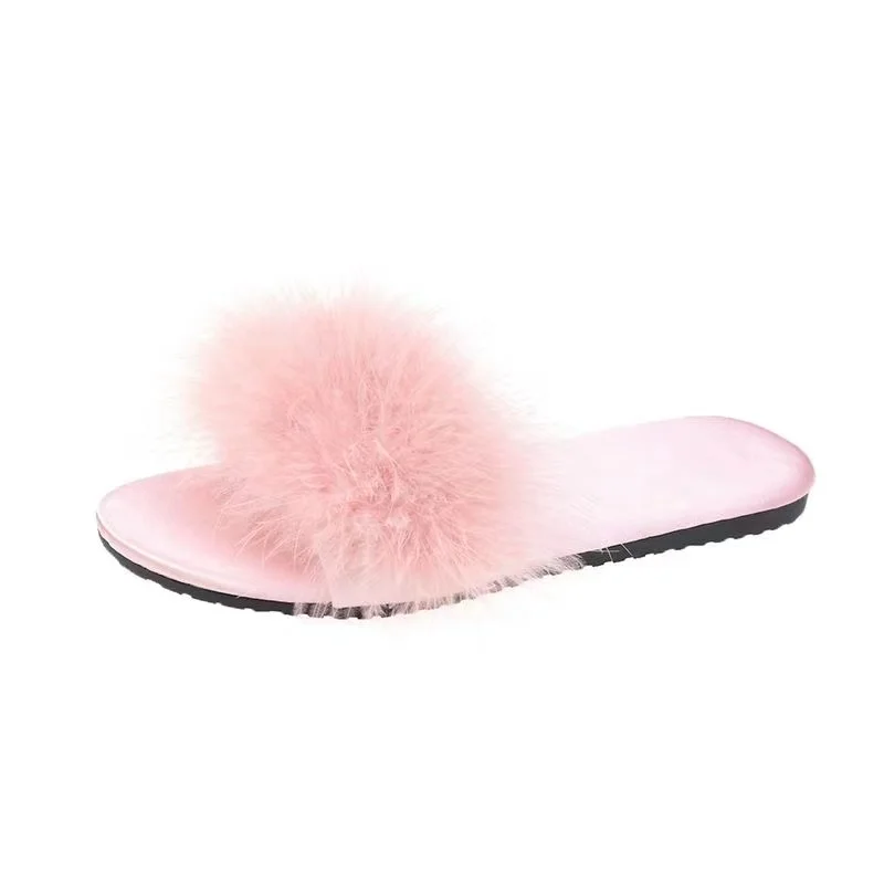 Fur Slippers 2023 New Ladies Slippers Fashion Women's Shoes