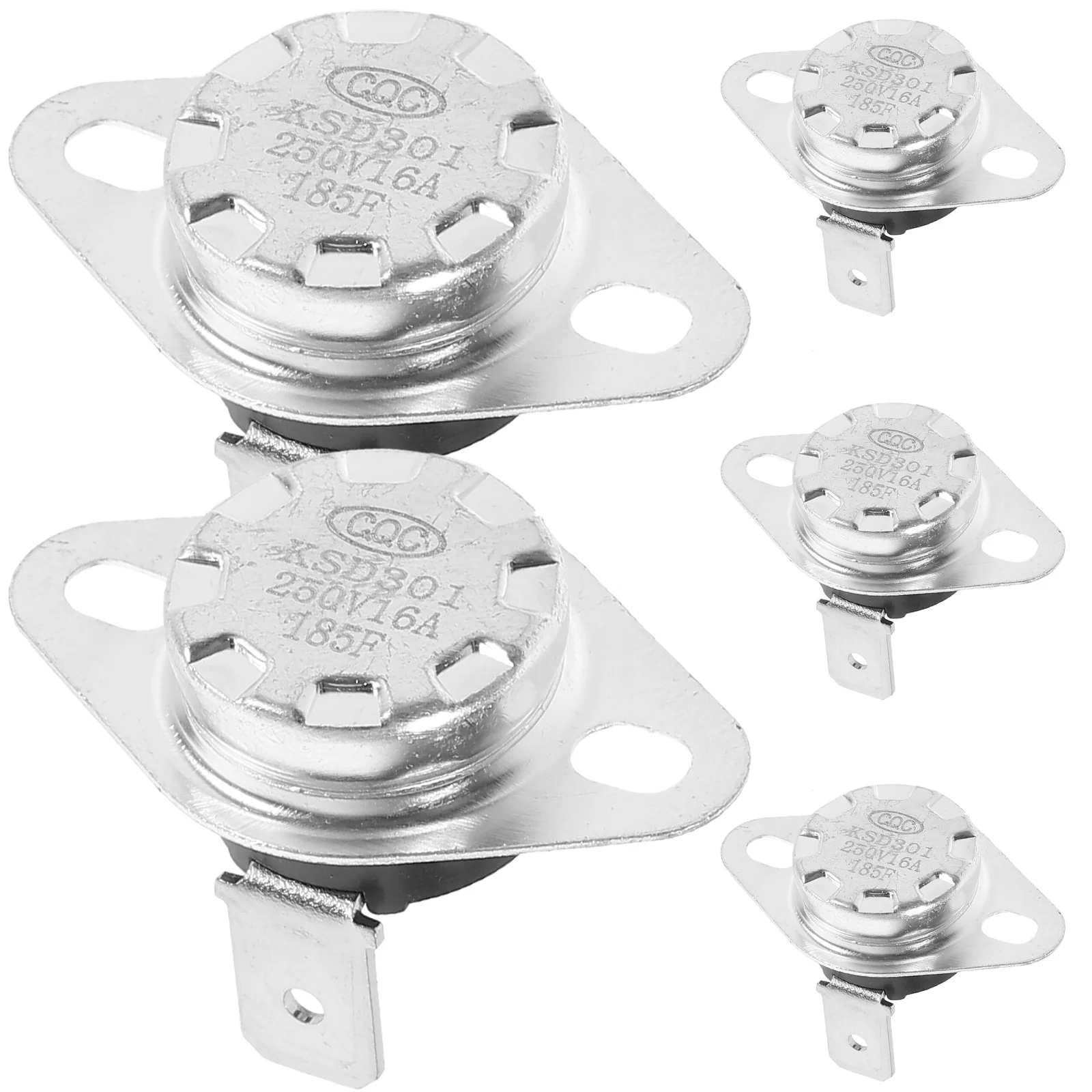 

5 Pcs Thermostat Heating Element Replacement Dryer Fuse Protector Appliance Home Thermal Electrical Parts