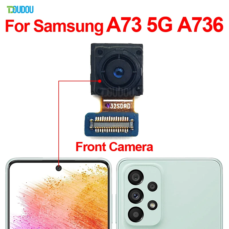 A73 5G Модуль передней и задней камеры для Samsung SM-A736B A736B/DS Замена гибкого кабеля