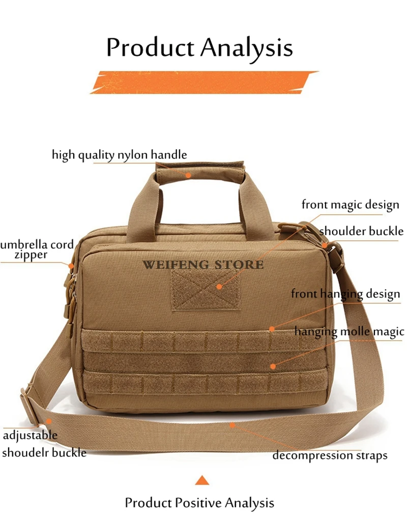 Уличная тактическая сумка на одно плечо Мужская многофункциональная