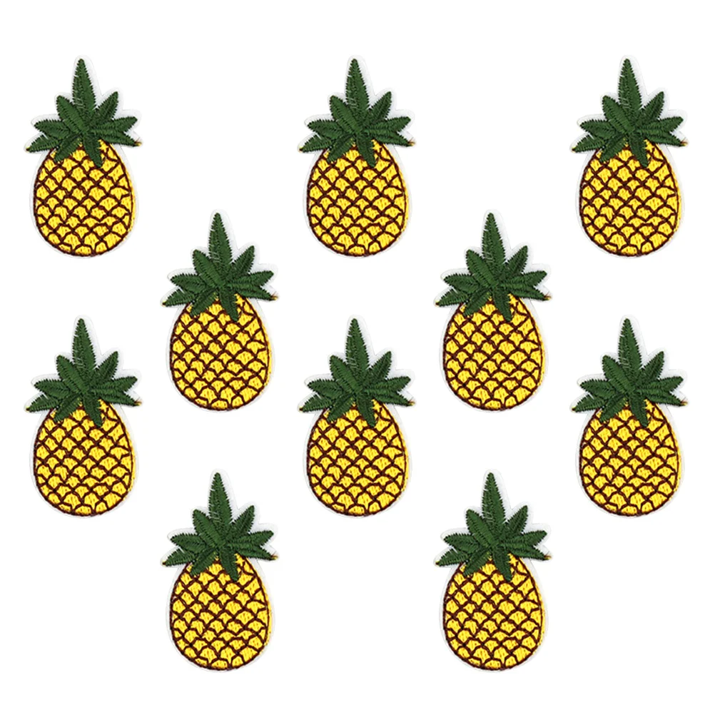 

10pcs On for Jeans Patch Embroidered Diy Clothes Repairing Jeans Patch Sticker