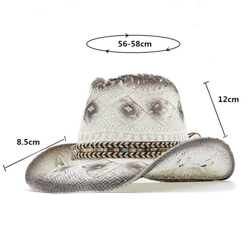 Summer casual sun hats for women fashion jazz straw for man beach sun straw Panama hat Wholesale and retail