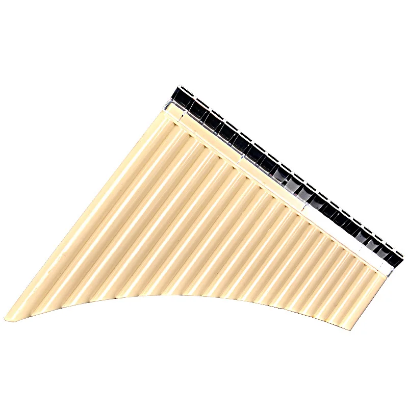 

18 Tube Panpipe Resin Material Chinese Style Vintage Ethnic Baritone C Keys Students Birthday Gifts Beginner Musical Instruments