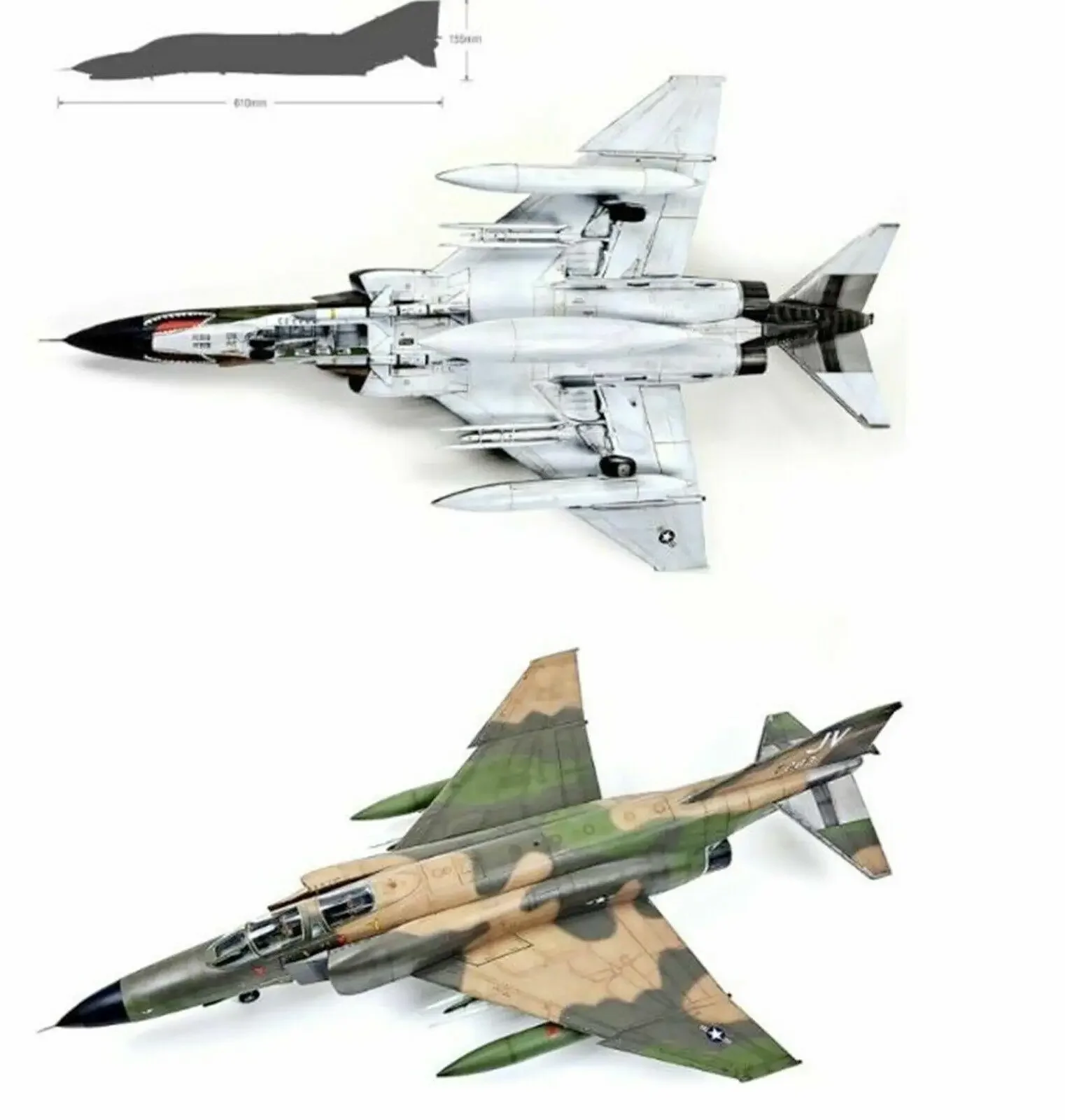 Академия Хобби 12133 1/32 ВВС США F-4E Война во Вьетнаме Наборы моделей самолета для