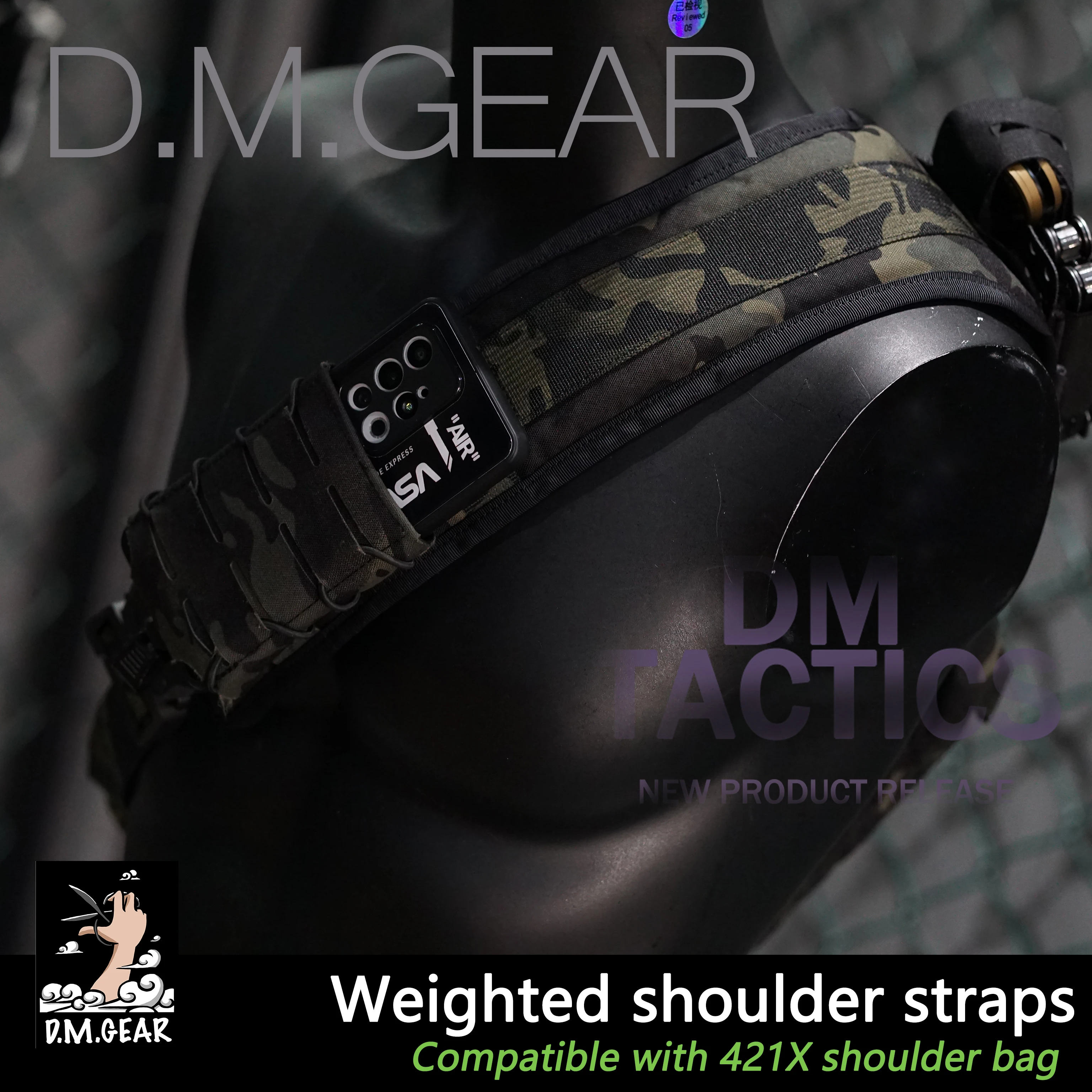 

DMGear 421X Multifunctional Tactical Satchel Accessories - Weighted Shoulder Strap