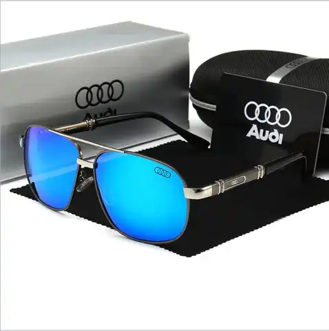 Для Audi A4 A6 A8 Q5 Q7 высококачественные роскошные мужские поляризованные солнцезащитные очки для вождения, брендовые Роскошные антибликовые оч...