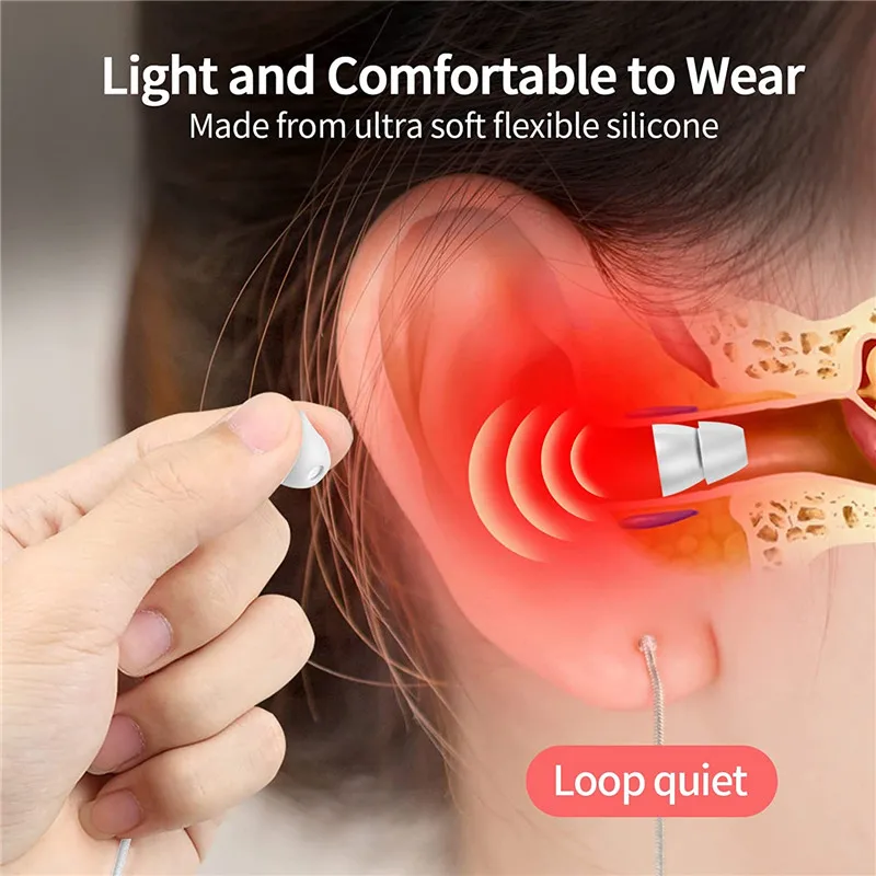 Наушники-вкладыши для сна с шумоподавлением проводные наушники 3 5 мм