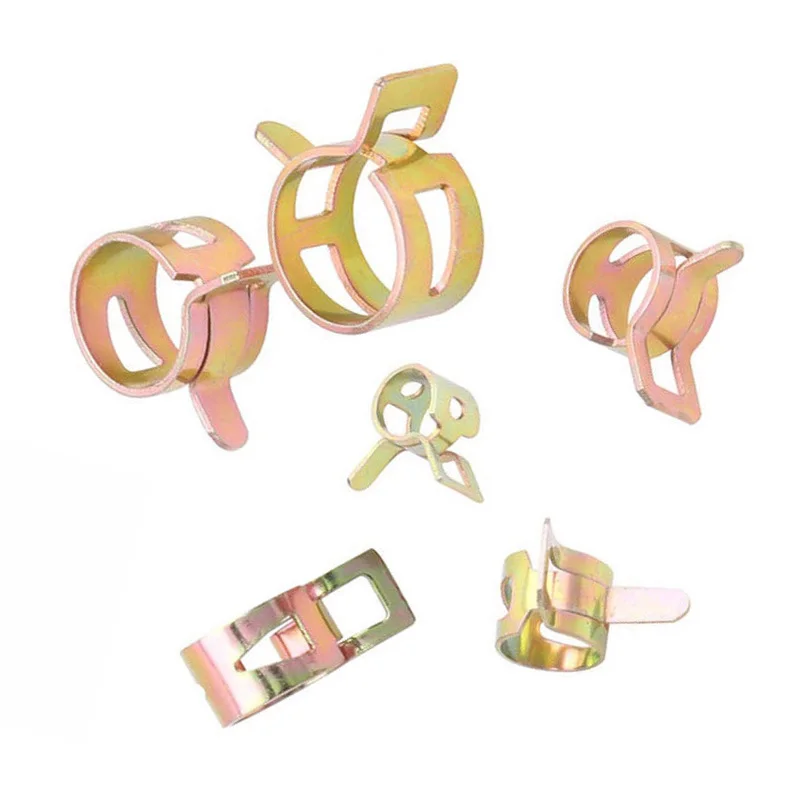

Tool Spring Clip For Holding Tight On Fuel/Vauum/Water Hose Pressure-proof Rrosion Rust Resistant Strong 6-14MM