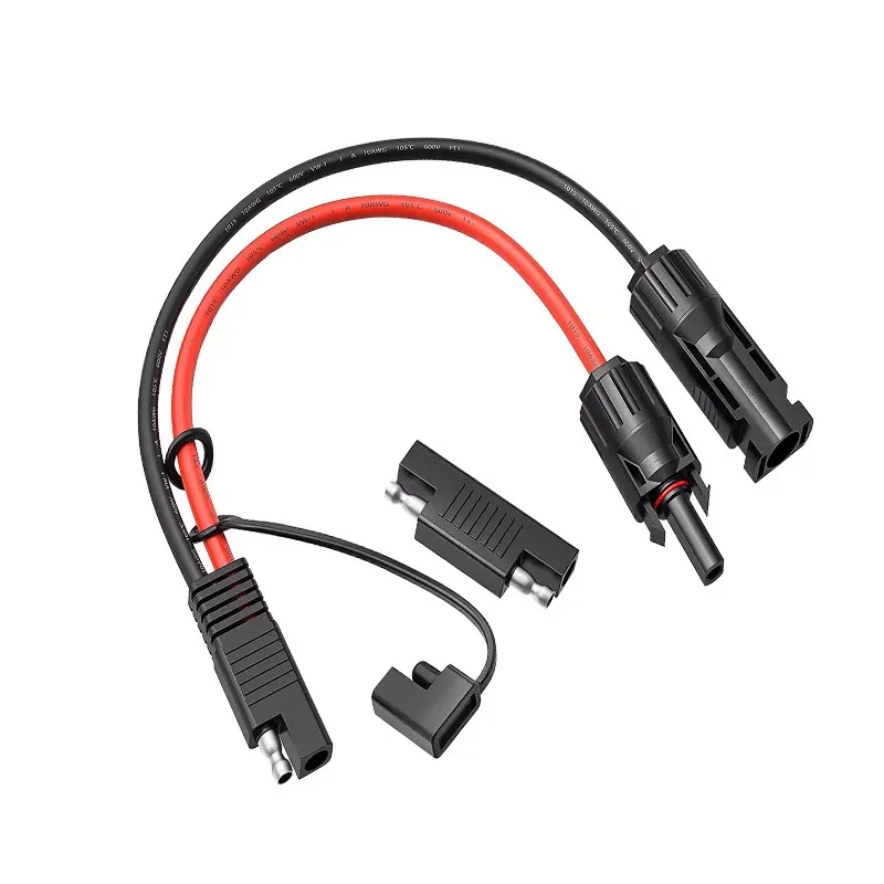 

Solar Cable 50cm Terminal Photovoltaic Sae Connector Y-Type 2 In1 Panel Parallel Waterproof Connector Solar System Accessories