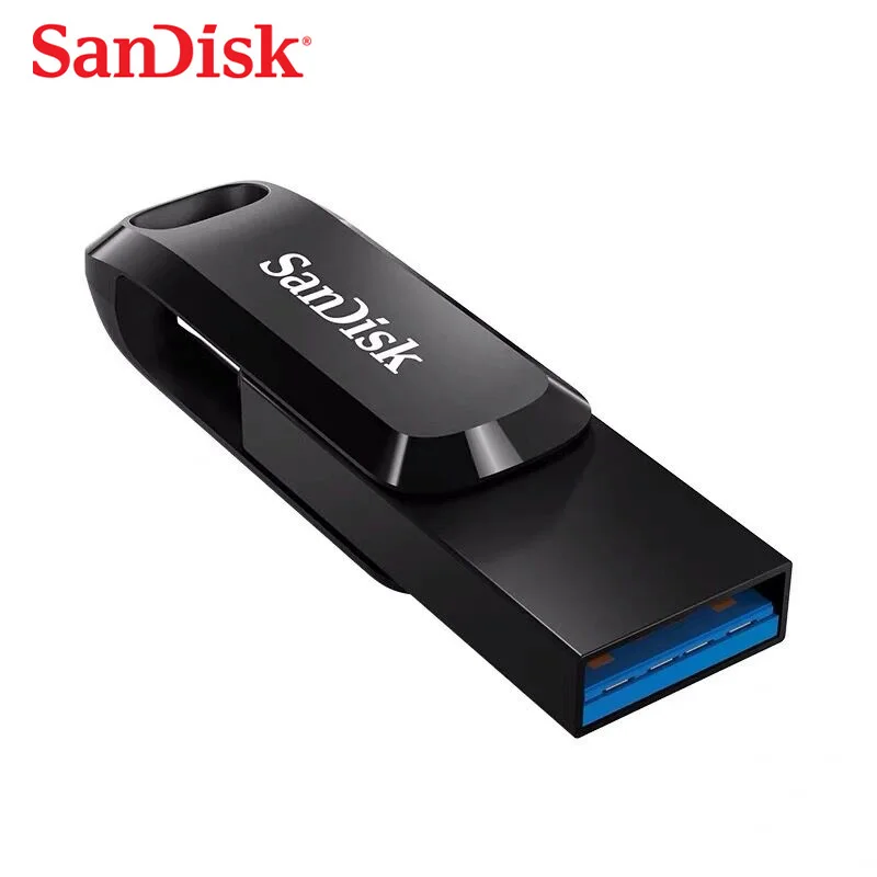Sandisk Pen Drive Flash 512 ГБ 64 128 256 USB 3.1 OTG U диск Type-C компьютерный телефон двойного