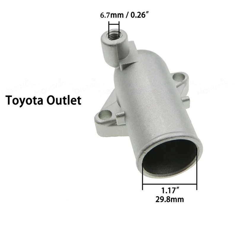 Automobile Engine Coolant Thermostat Housing For Toyota Hiace Van Commuter RZH 104 2Y 3Y 4Y 1633171010 16331-71010