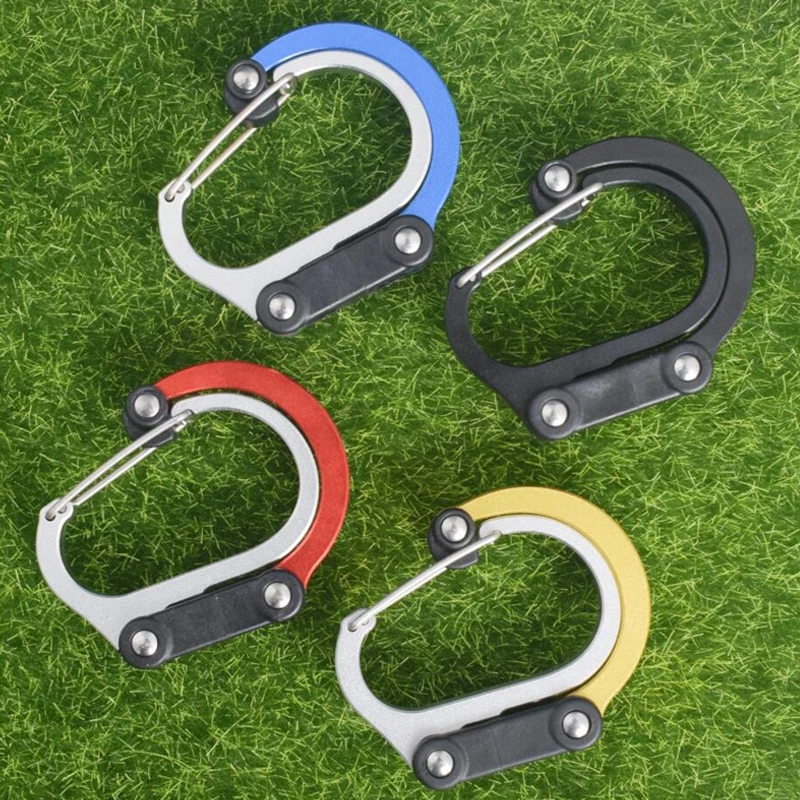 Карабин для альпинизма из алюминиевого сплава многофункциональный вращающийся