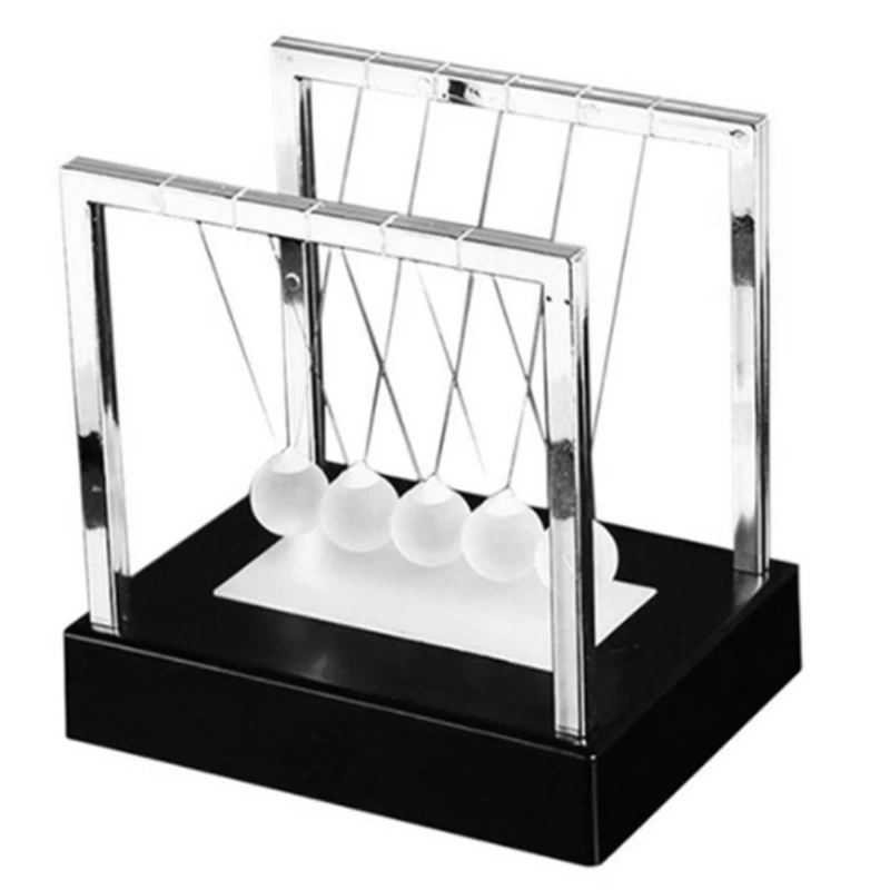 

Newtons Cradle LED Light Up Kinetic Energy Home Office Science Toys Home Decor Luminous Newton Pendulum Ball Desktop