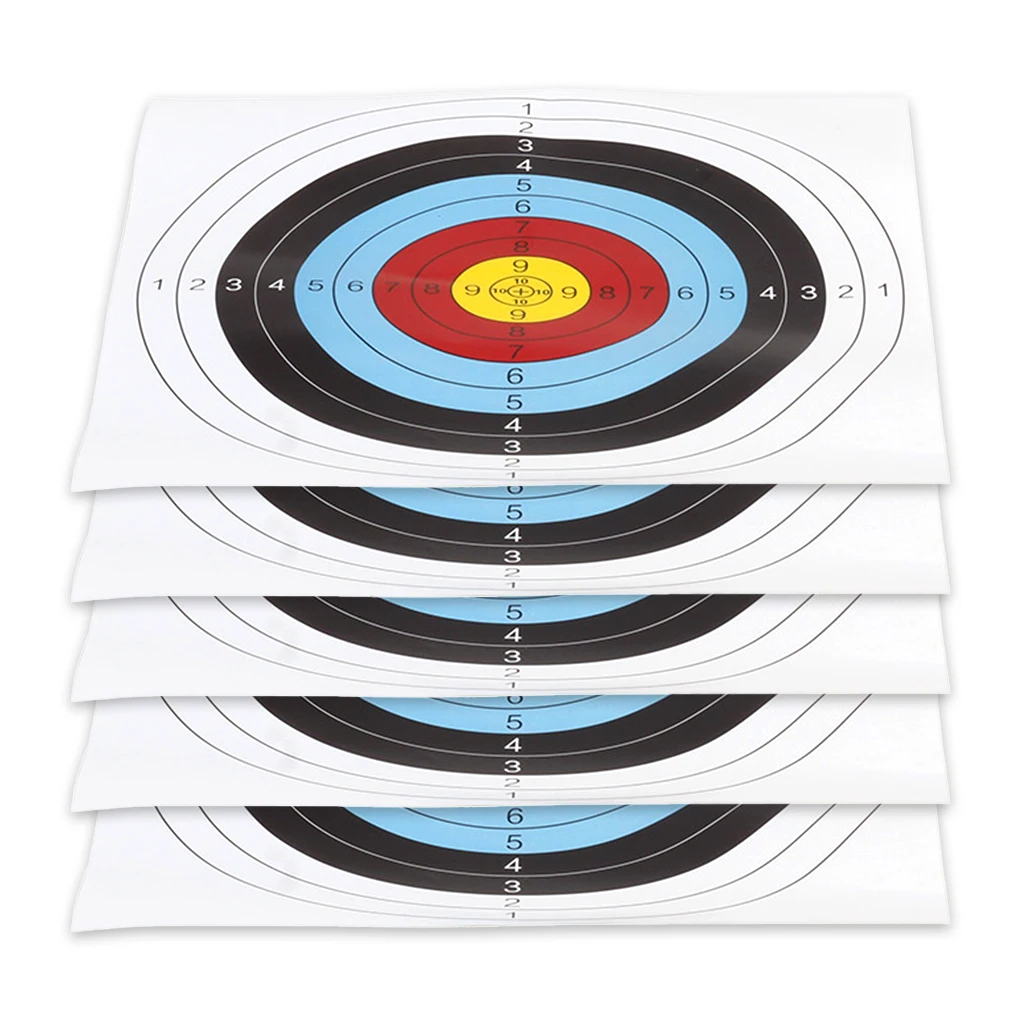 

5pcs Shooting Target Paper Tool Accessories Sighting Papers Tools