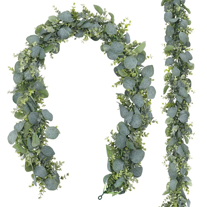 

Гирлянда из искусственного эвкалипта LBER, 2 шт./упаковка, 1,8 м