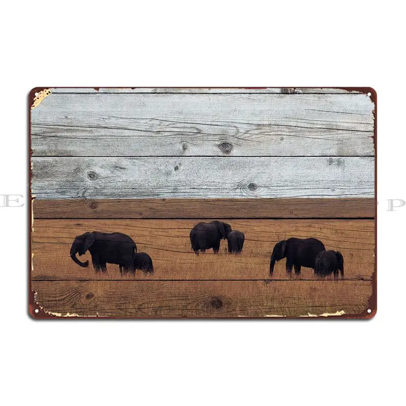 

Слон искусство металлические знаки таблички клуба гаража Ретро настроить бар оловянный знак плакат