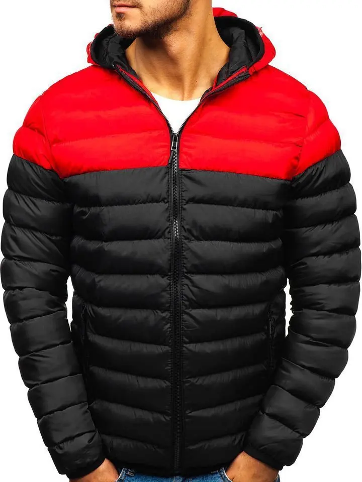 Cotton-padded jacket men autumn winter year new padded jacket thickened trend cotton-padded jacket boys winter coat